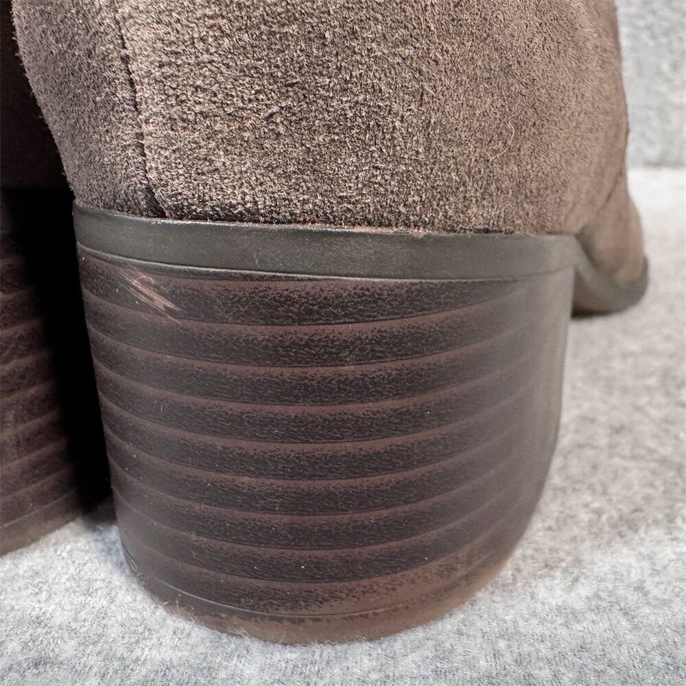 Naturalizer Drewe Women's Taupe Buckle Booties Size 10M Brown Leather - Picture 3 of 13